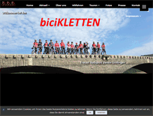 Tablet Screenshot of bicikletten.de